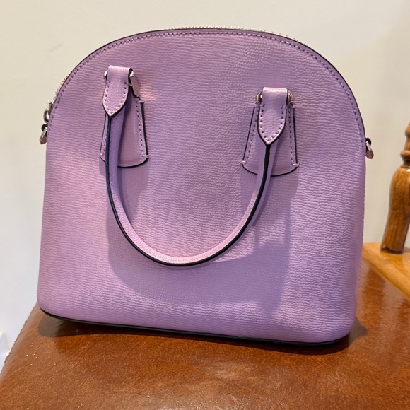 kate spade lavender dome satchel in pastel lilac - Picture 3 of 12